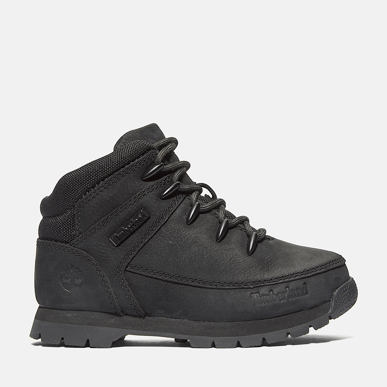 Euro Sprint Mid Lace Up Boot for Youth in Black