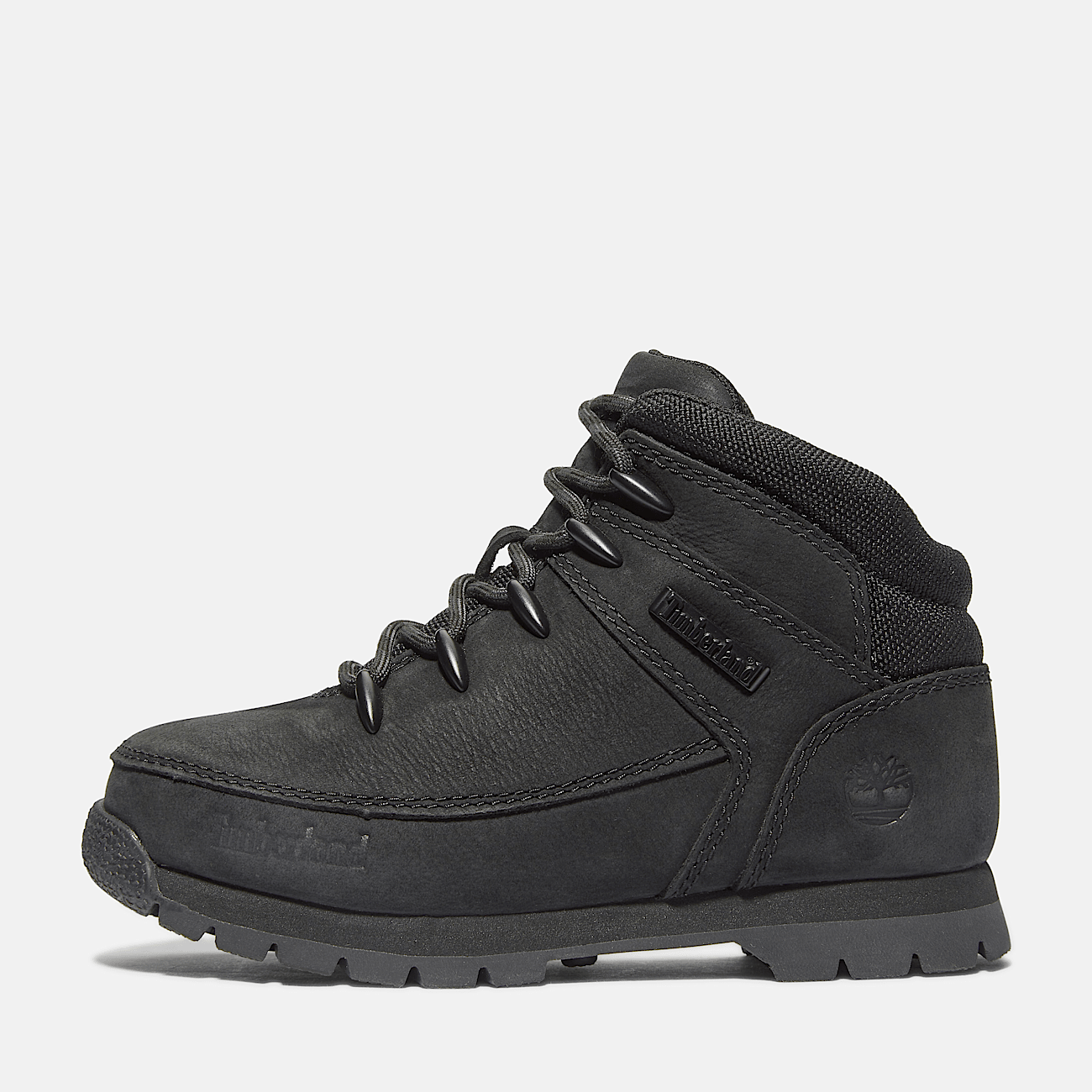 Euro Sprint Mid Lace Up Boot for Youth in Black