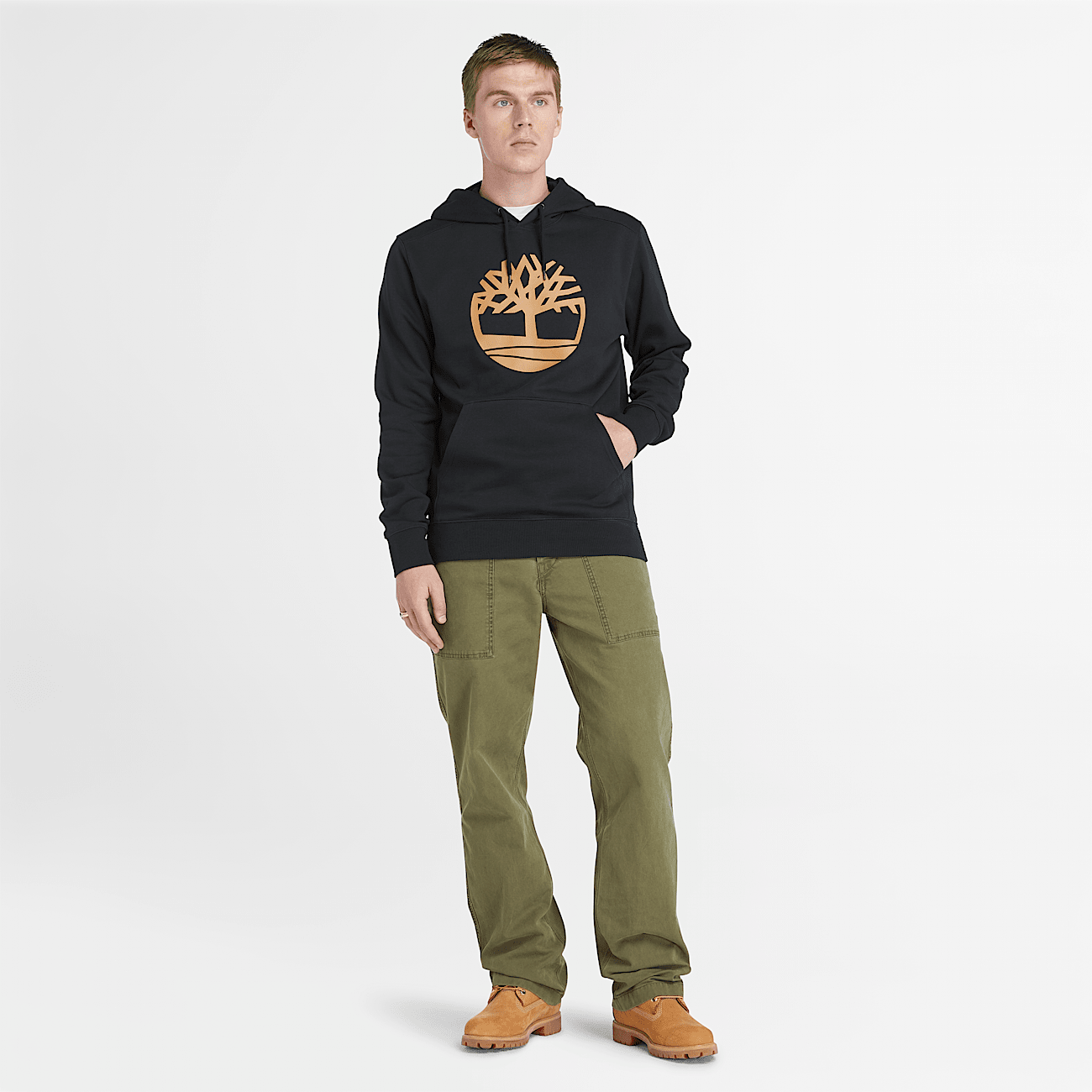 Timberland tree logo hoodie new arrivals