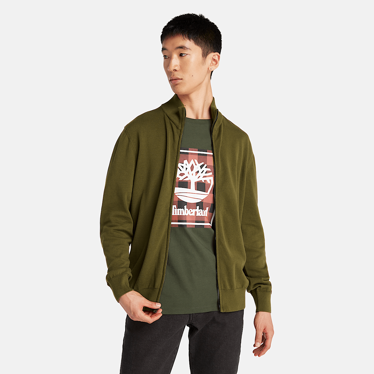 Mens timberland sweater clearance