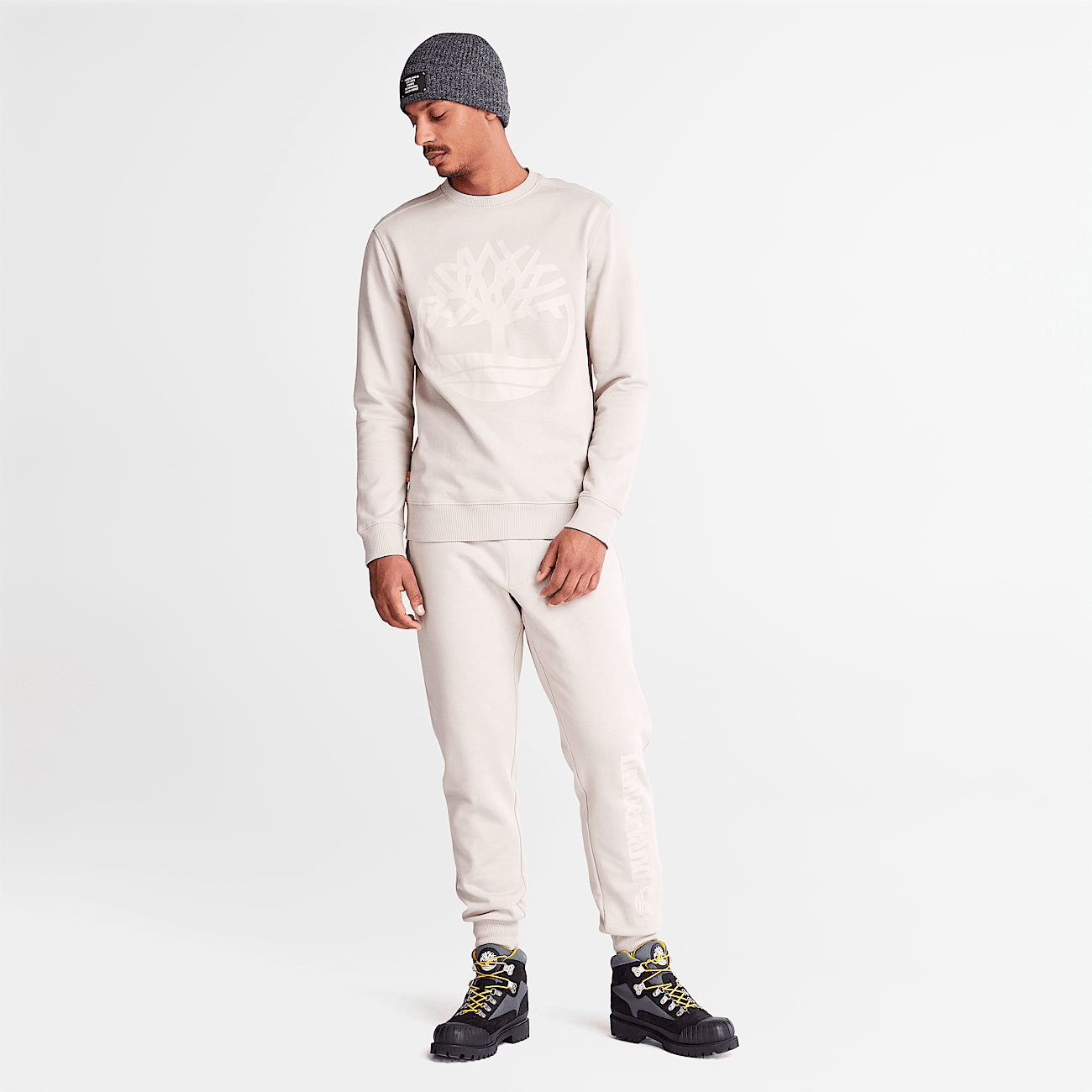 Logo Tracksuit Bottoms for Men in Grey