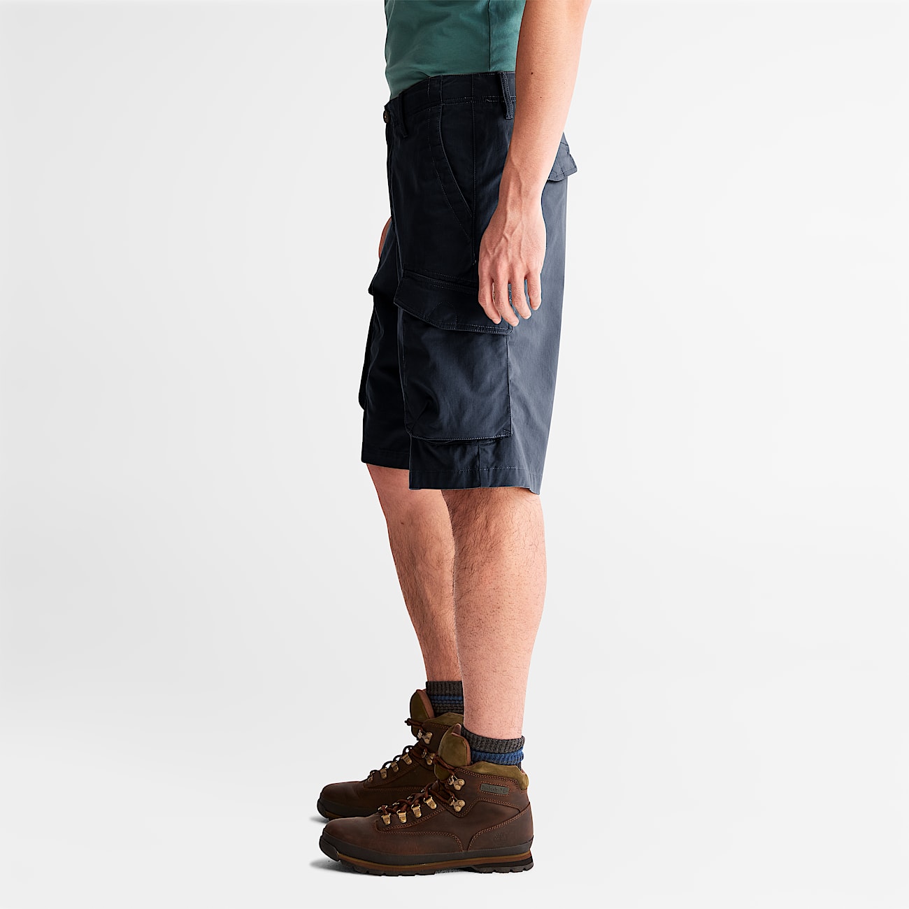Timberland Heritage Twill Cargo Shorts for Men in Navy