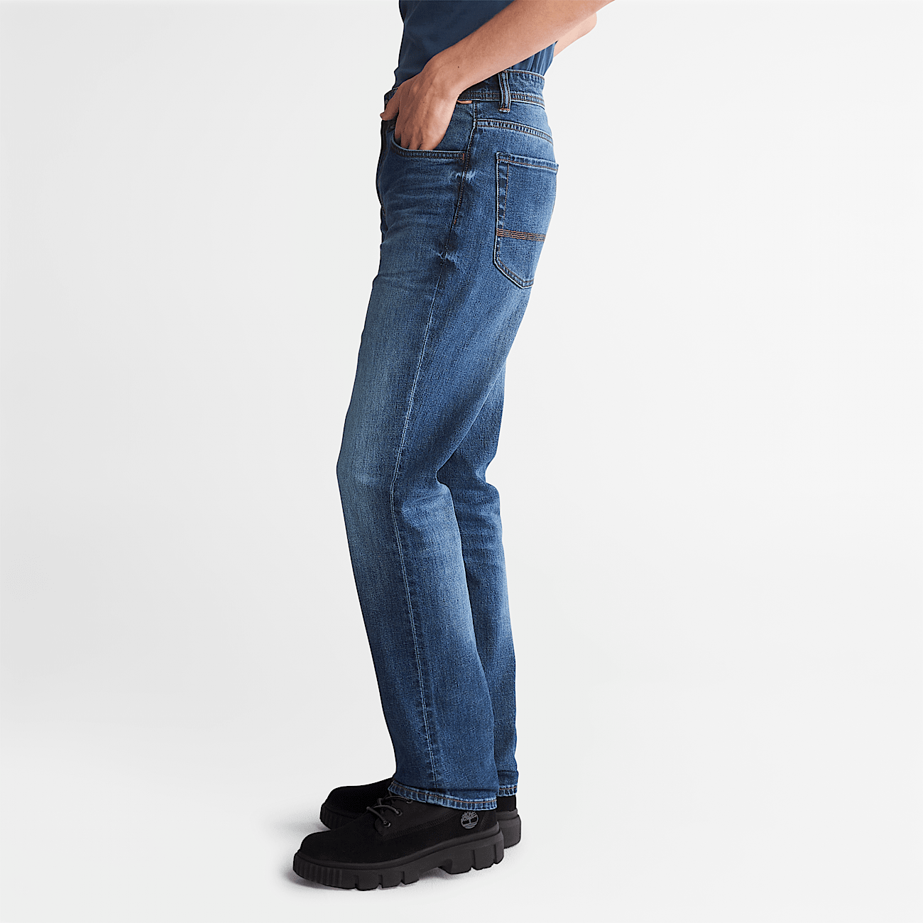 Jean stretch Sargent Lake pour homme en bleu fonce