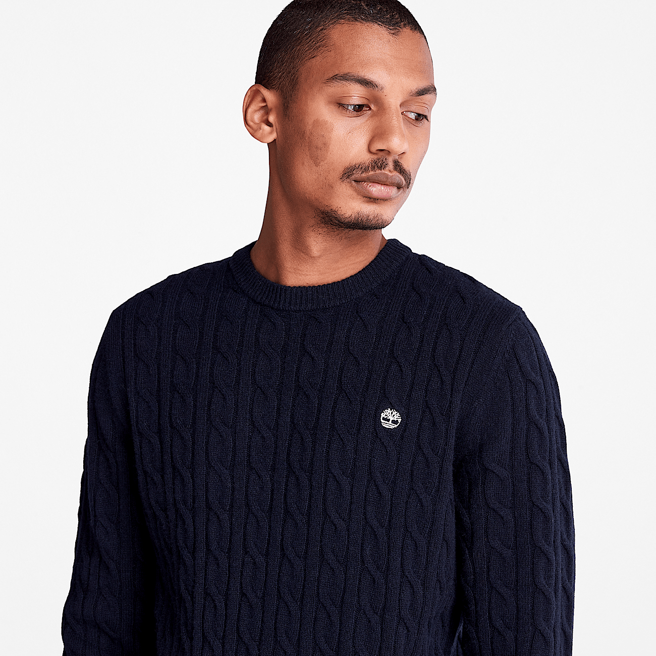 Mens blue knit sweater online