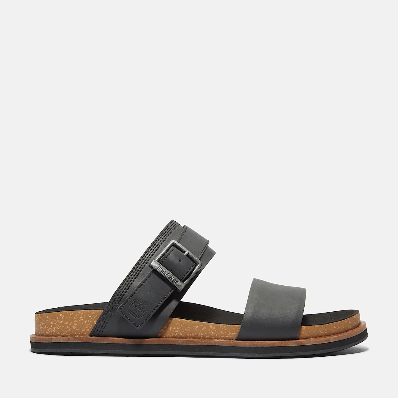 Amalfi Vibes Two strap Sandal for Men in Black