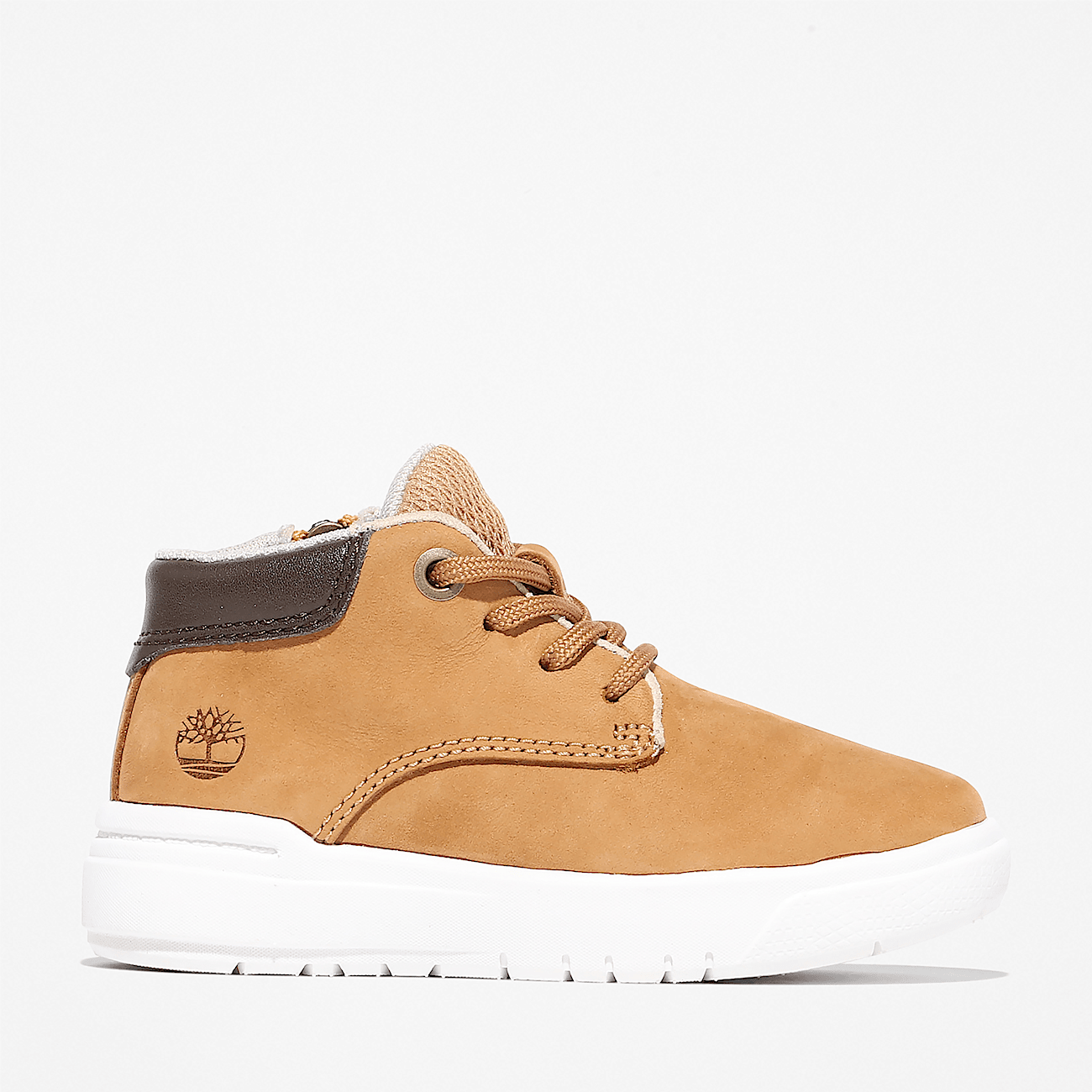 Basket mi haute a lacets Seneca Bay pour tout petit en jaune