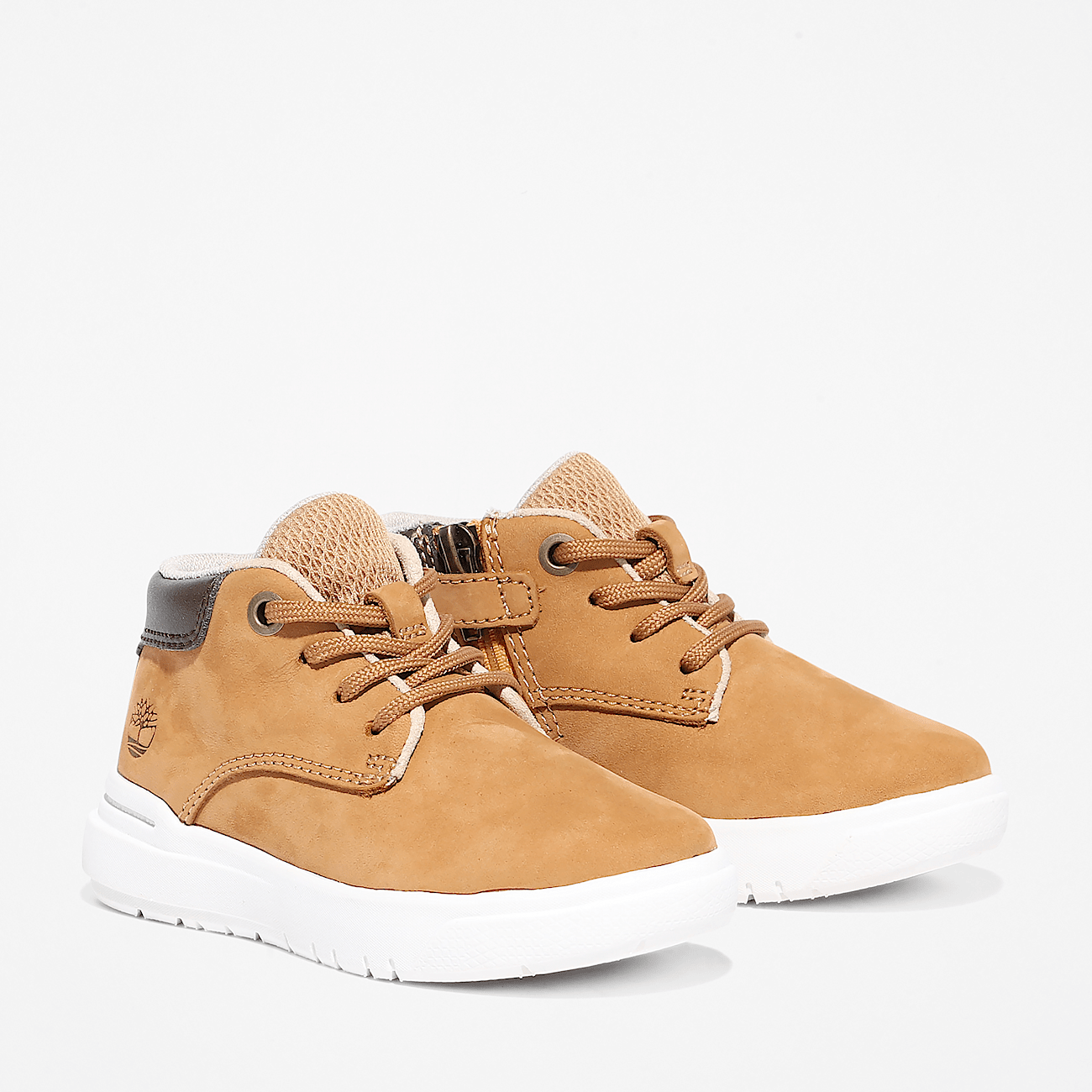 Basket mi haute a lacets Seneca Bay pour tout petit en jaune
