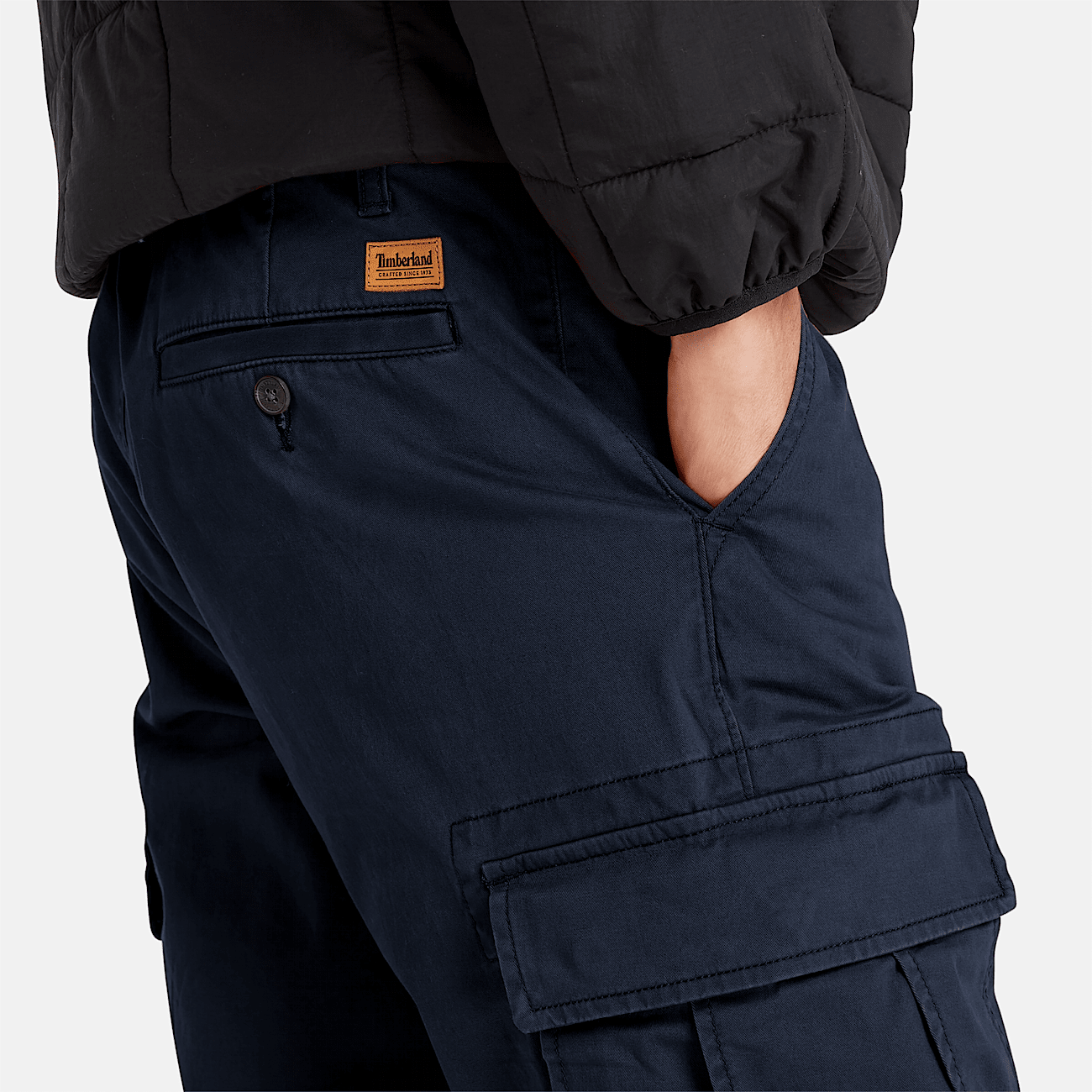 Pantalon cargo homme bleu marine sale