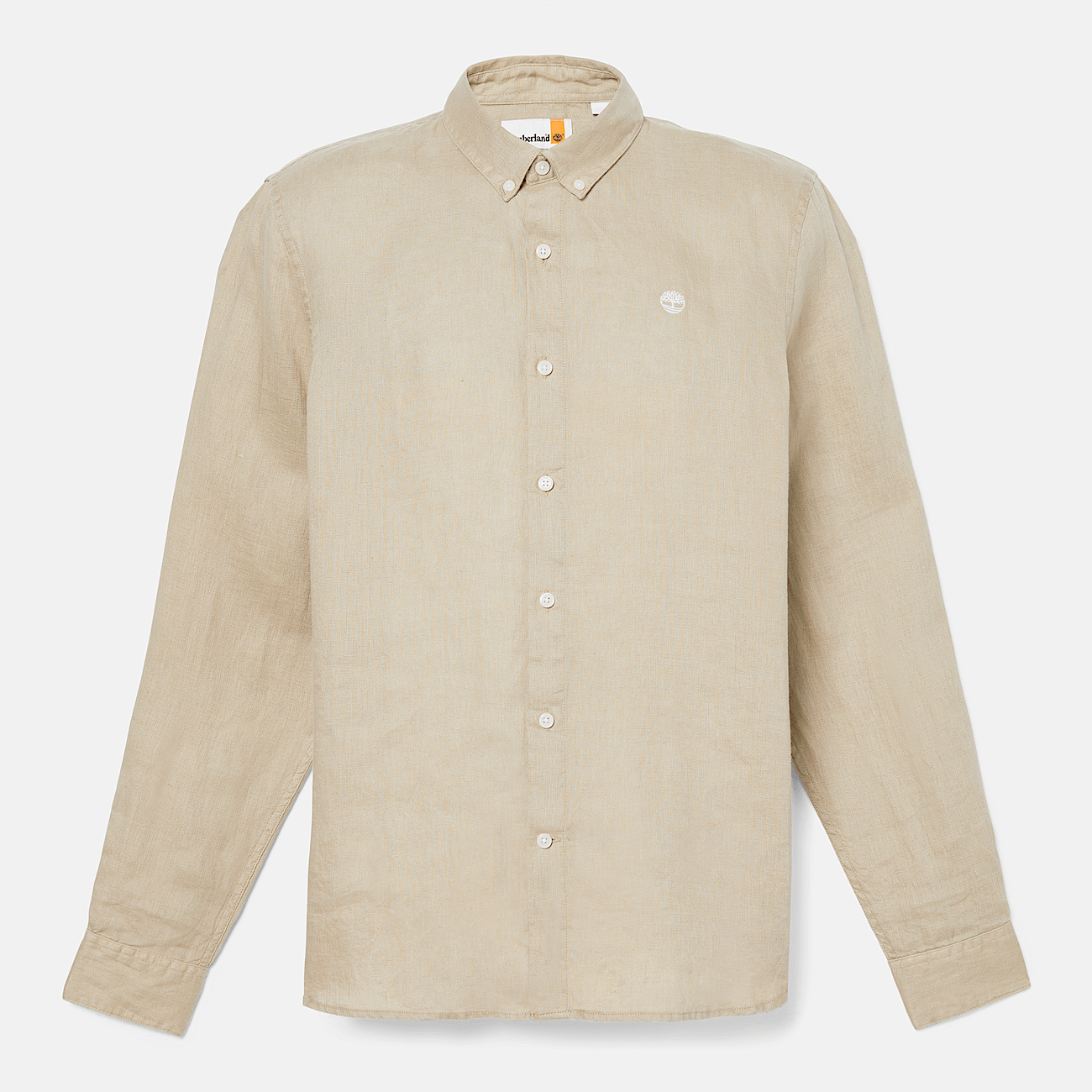 Camicia in Lino Mill Brook da Uomo in beige