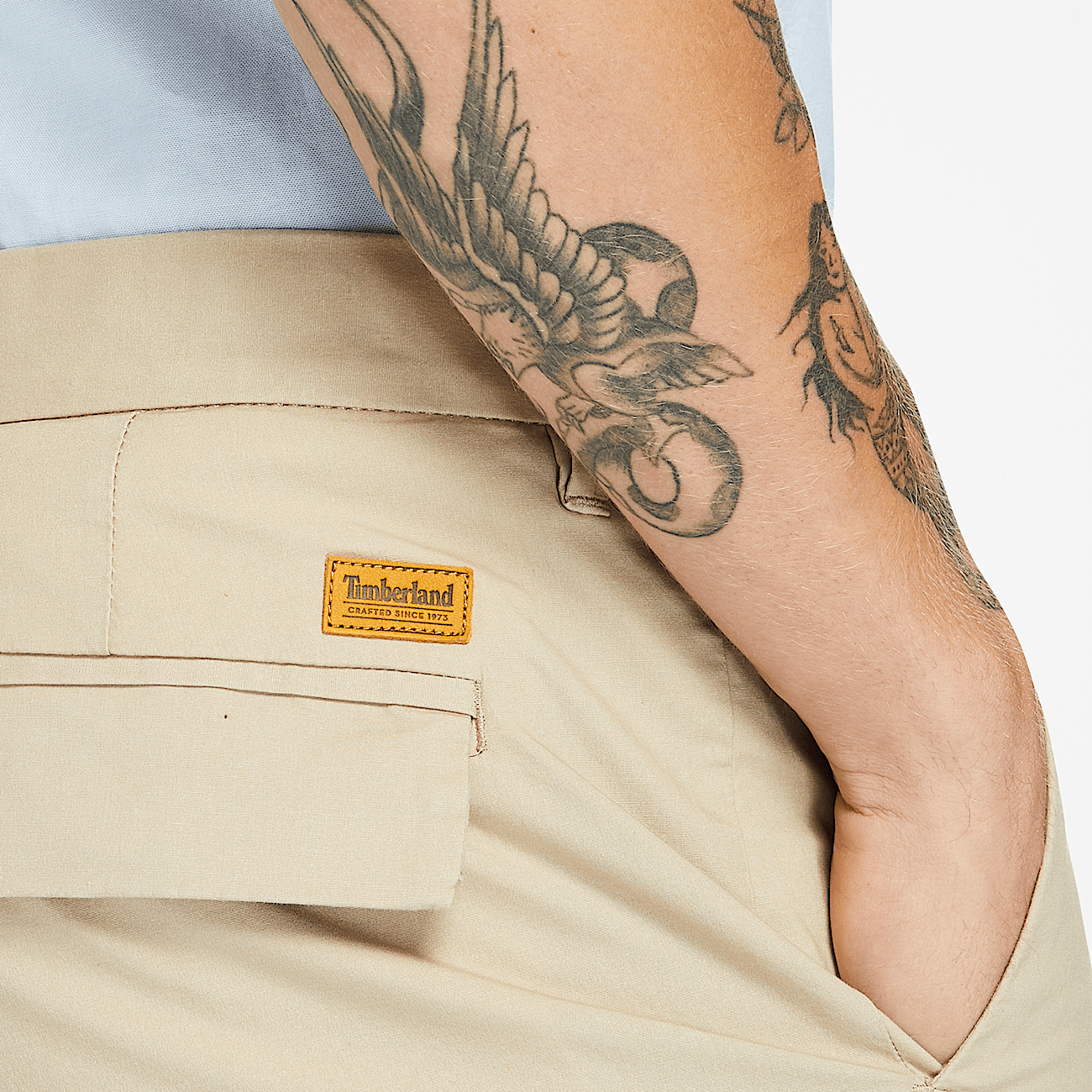 Short stretch ultra leger Squam Lake pour homme en beige