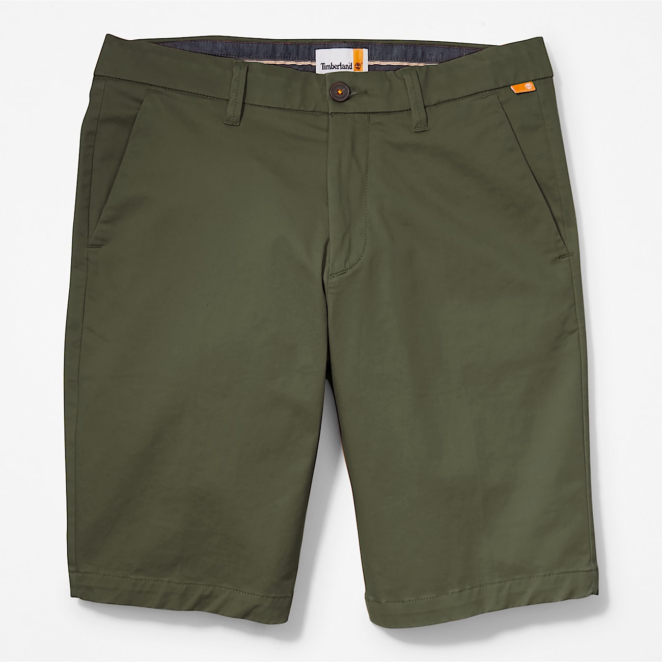 Squam Lake Stretch Chino Shorts for Men in Green