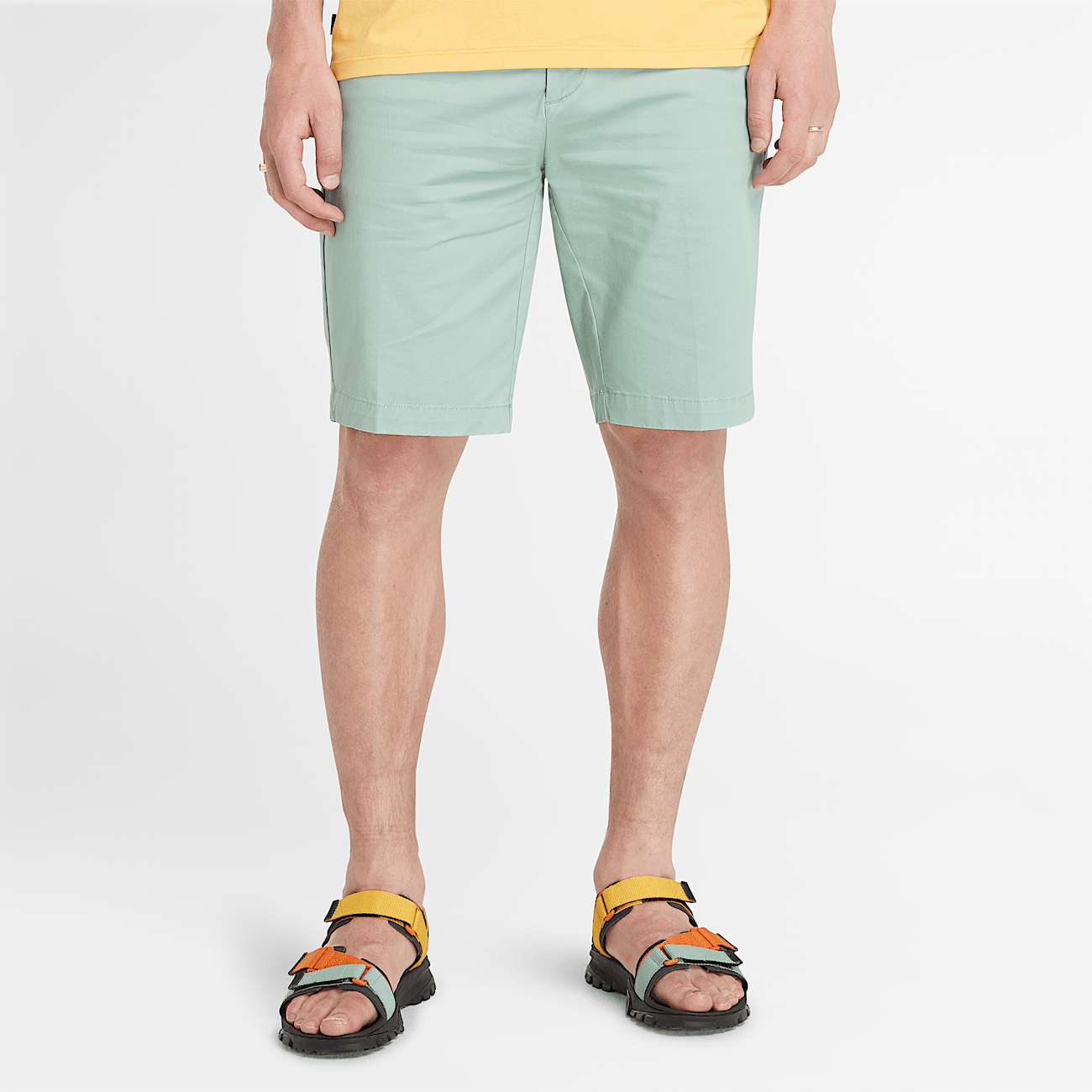 Light green shorts mens store