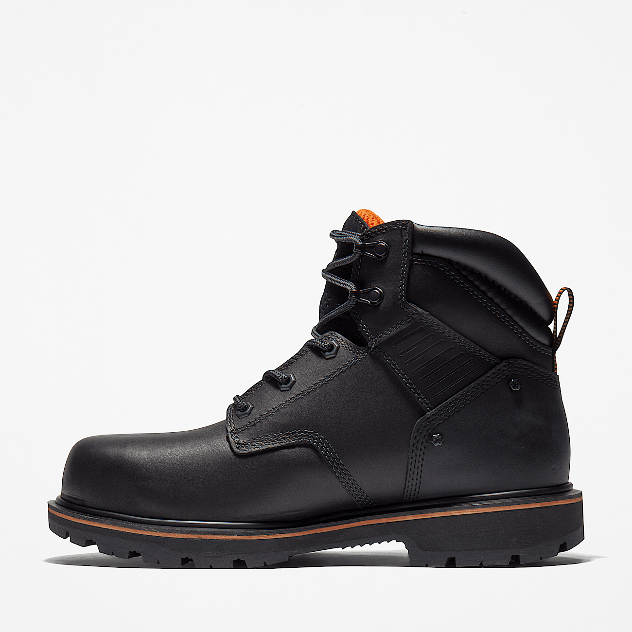 Composite toe black work boots on sale