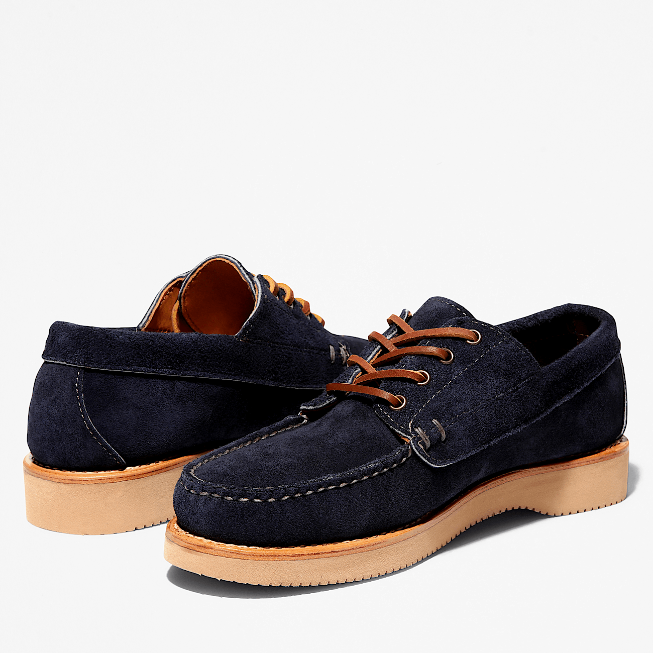 Chaussure bateau American Craft homme en bleu marine
