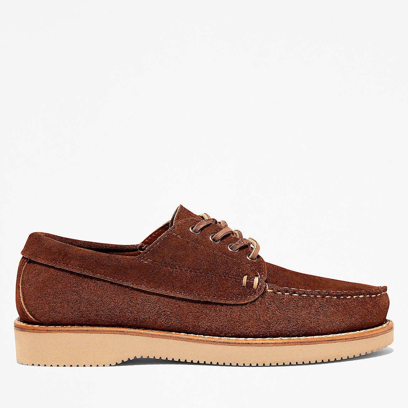 American Craft Boat Shoe for Men in Dark Brown