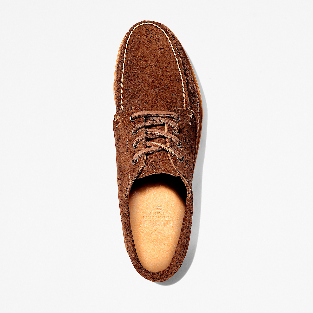 American Craft Boat Shoe for Men in Dark Brown