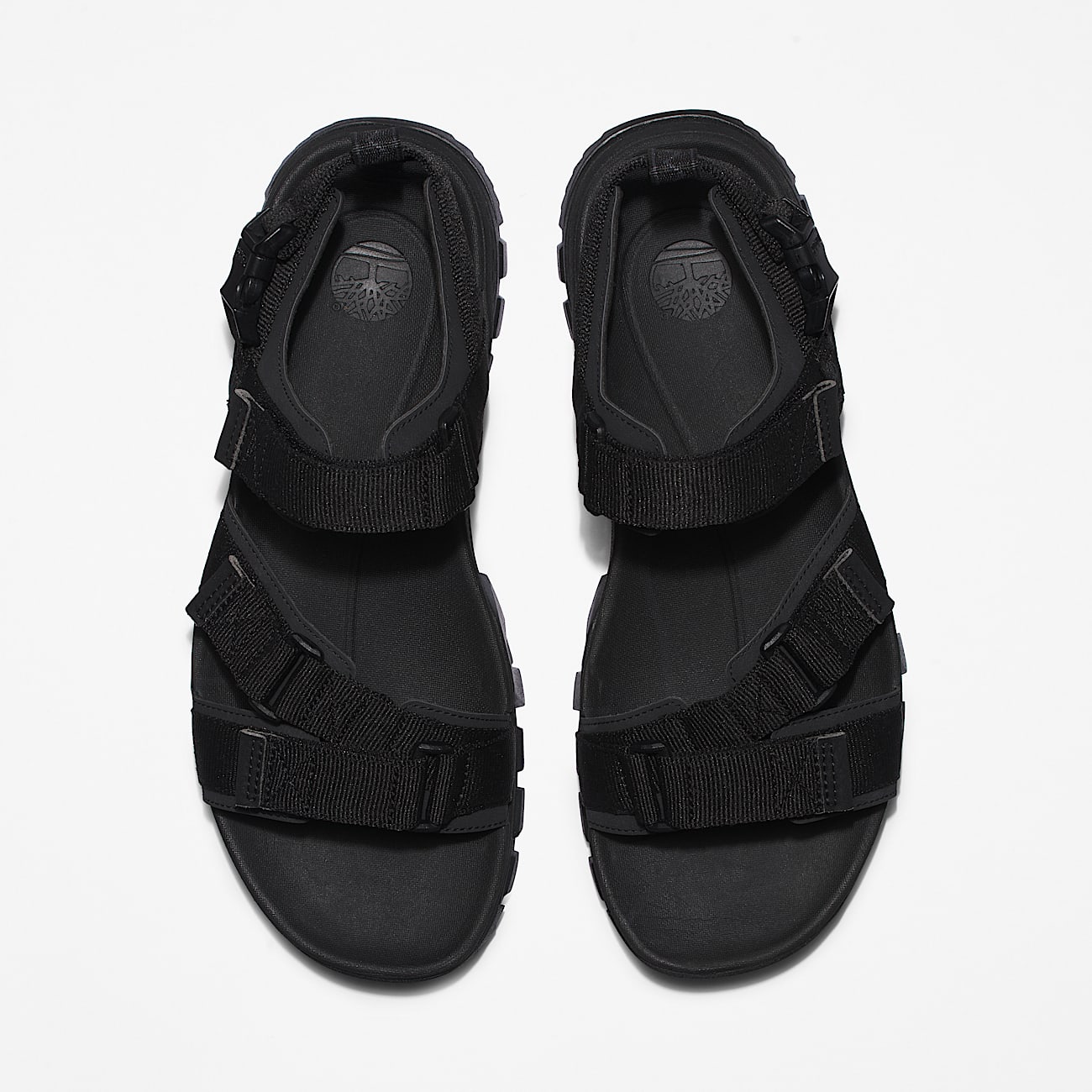 Garrison Trail Two Strap Sandal for Men in Black