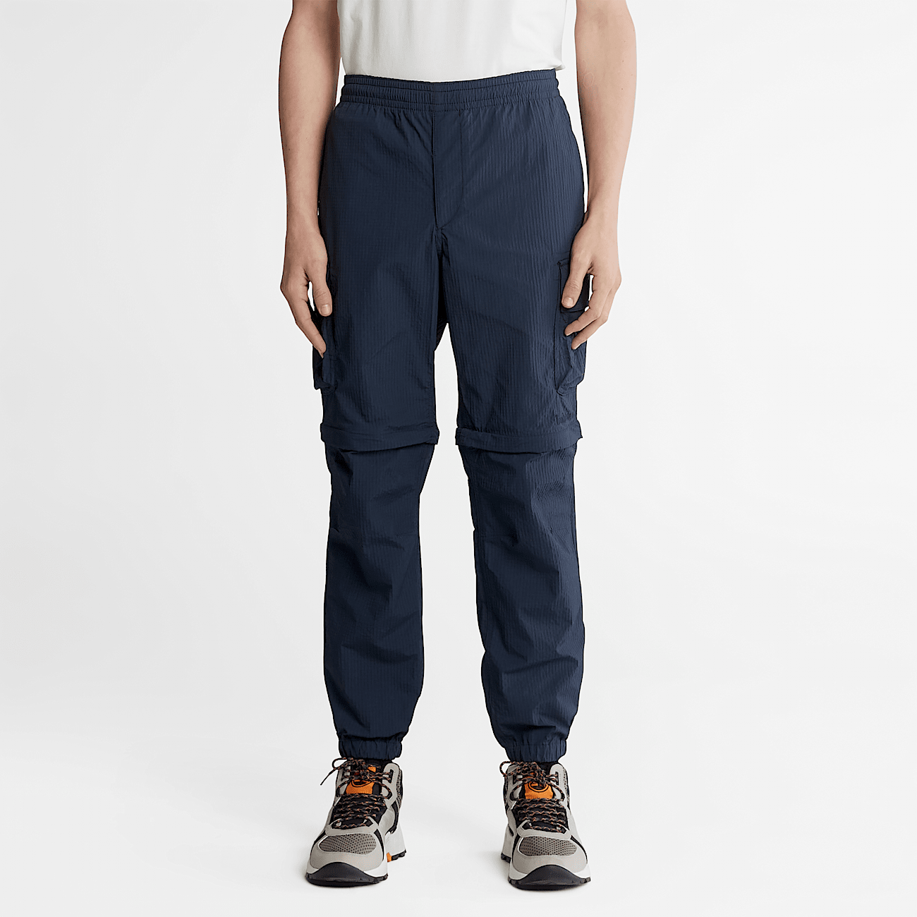 Pantalon convertible pour homme en bleu marine
