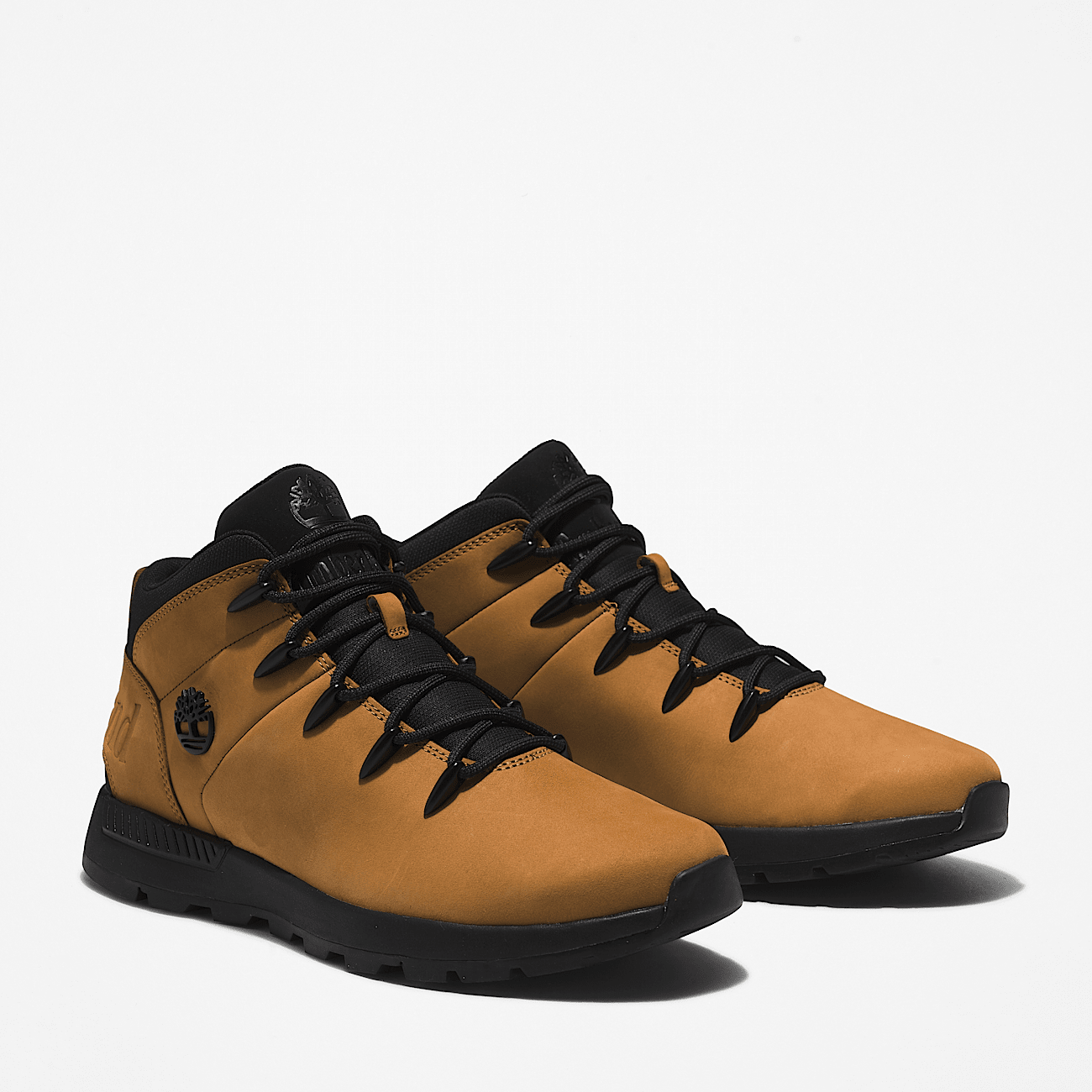 Basket mi haute a lacets Sprint Trekker pour homme en jaune et noir