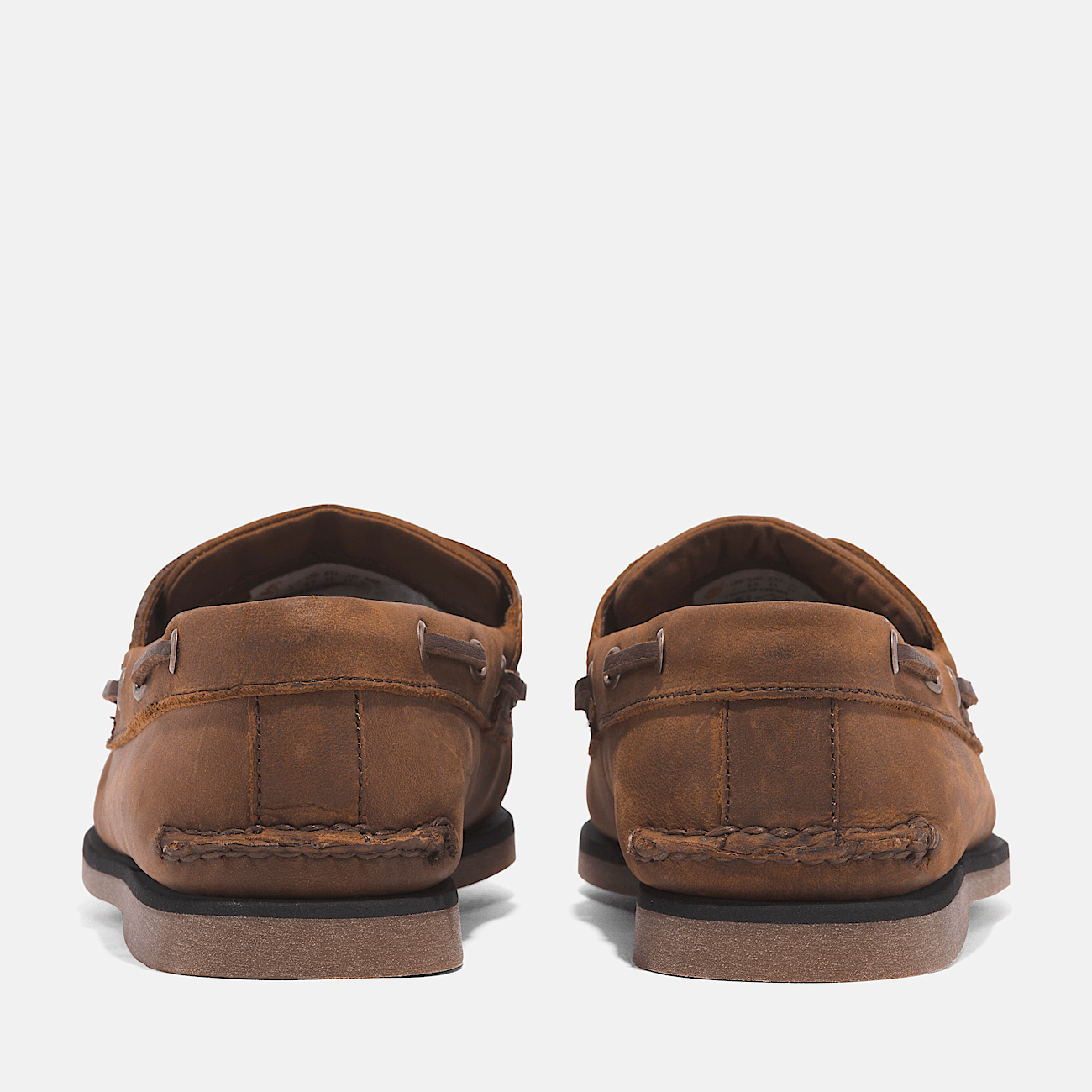 Classic Leather Boat Shoe for Men in Medium Brown