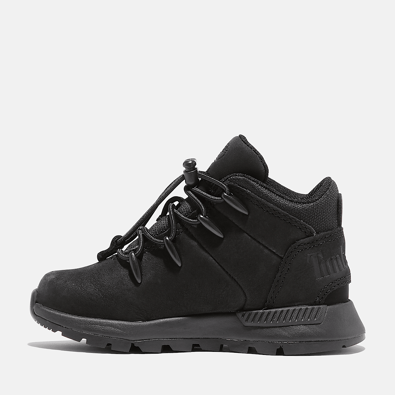 Sprint Trekker Mid Lace Up Trainer for Toddler in Black