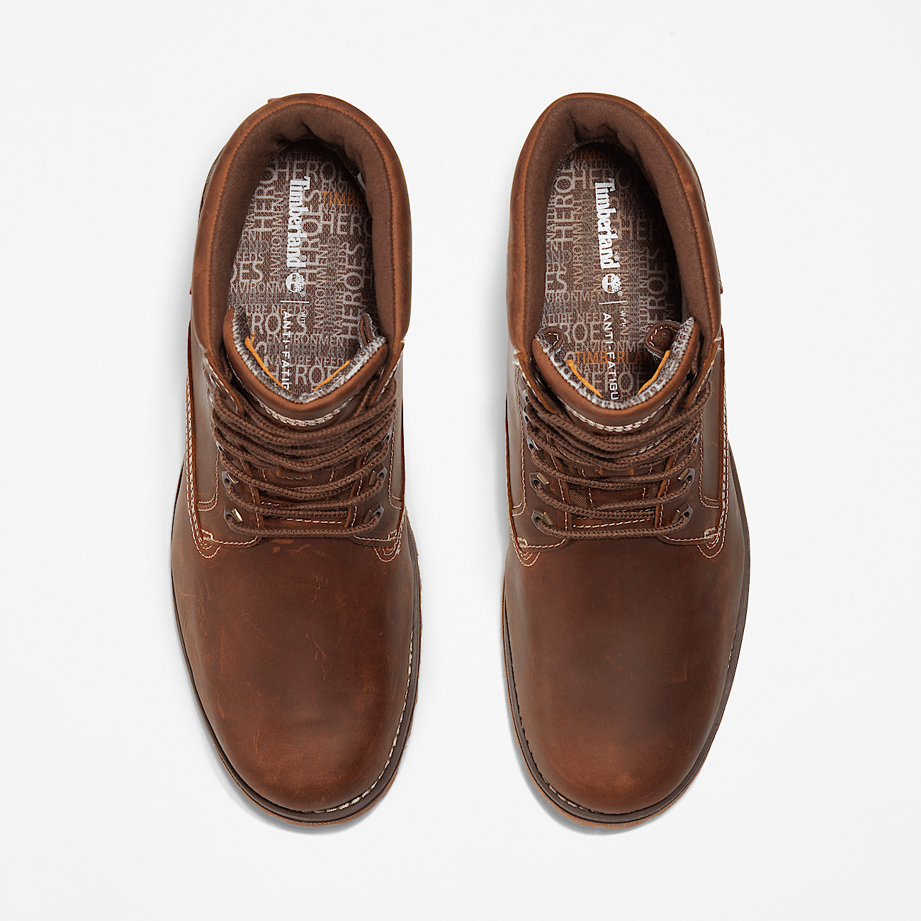 Rugged Mid Lace Up Waterproof Boot for Men in Light Brown