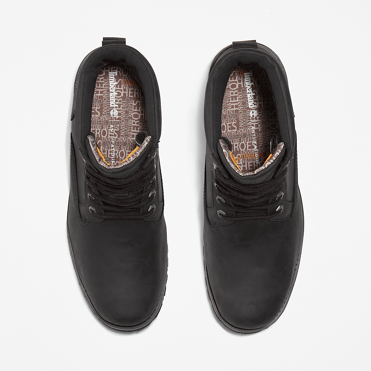 Rugged Mid Lace Up Waterproof Boot for Men in Black