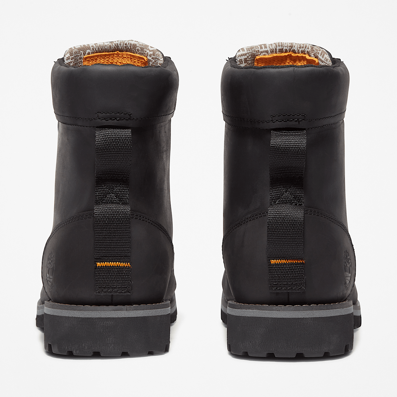 Rugged Mid Lace Up Waterproof Boot for Men in Black
