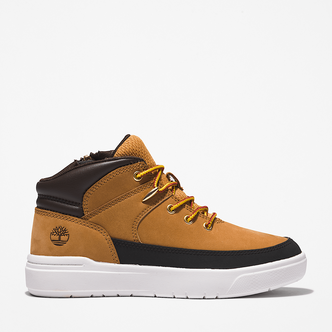 Basket mi haute a lacets Seneca Bay pour enfant en jaune