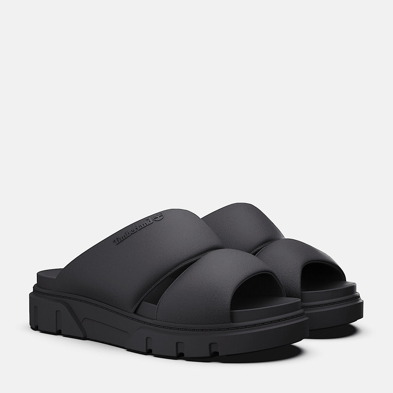 Womens black slide sandals on sale