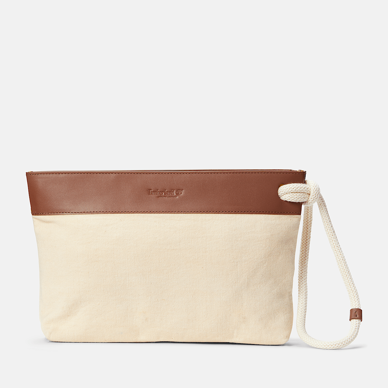 Canvas Pouch for Women in Beige