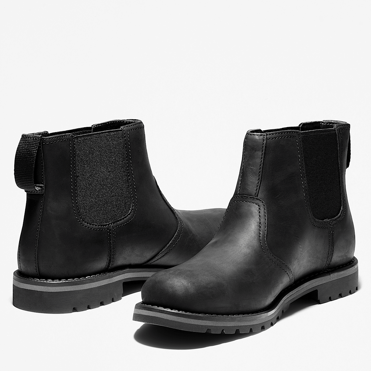 Larchmont Mid Chelsea Boot for Men in Black