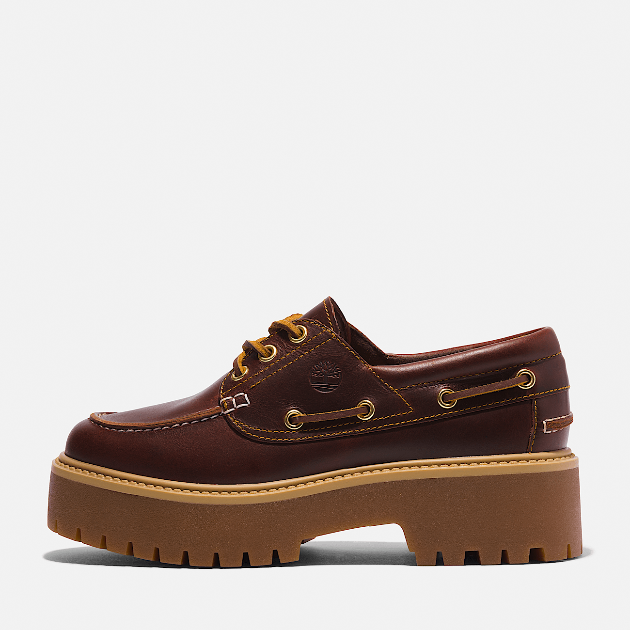 Stone Street Bootsschuh mit Plateausohle für Damen in Dunkelbraun