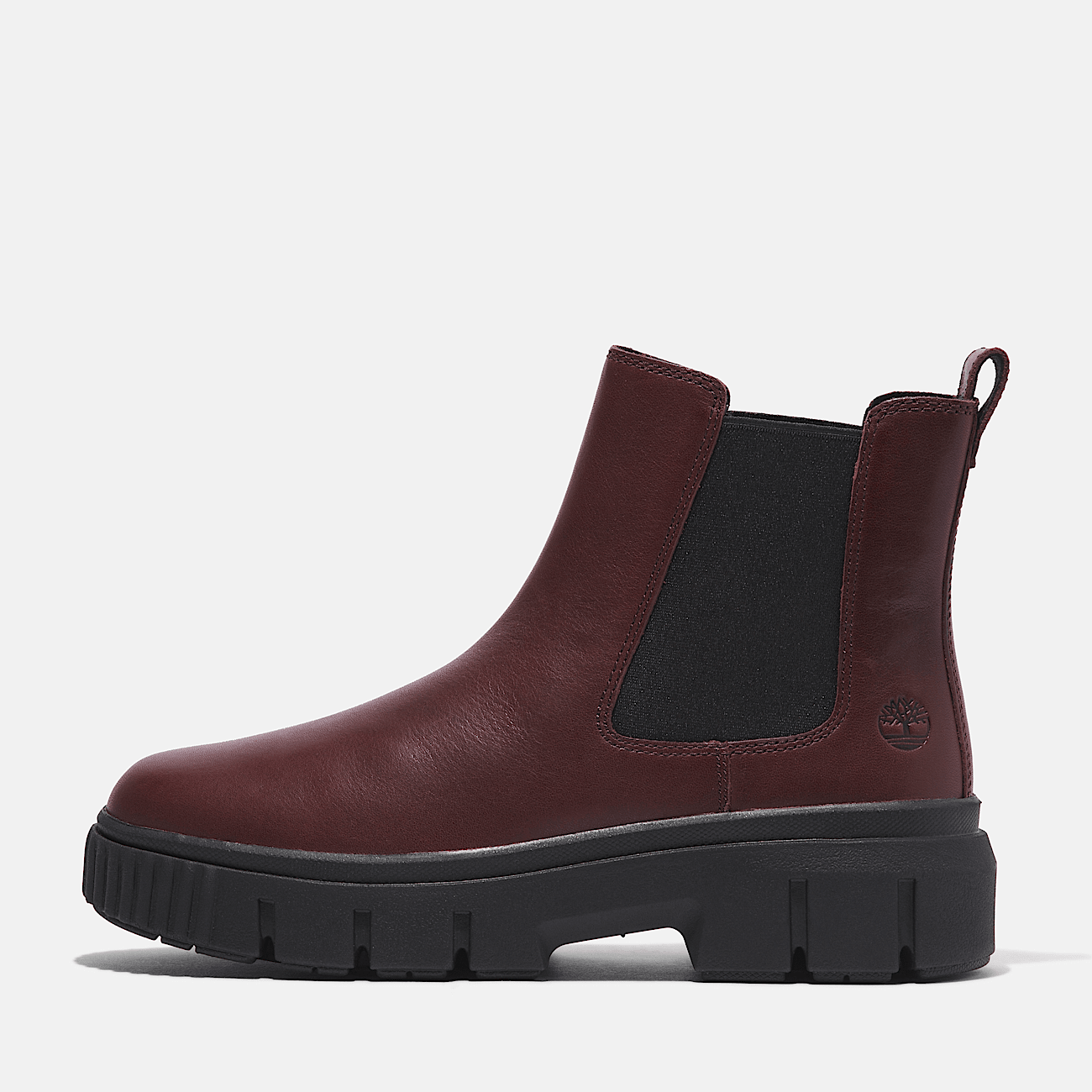Field Mid Chelsea Boot for Women in Dark Red