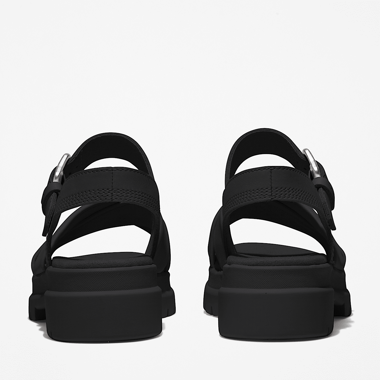 London Vibe Cross-strap Sandal for Women in Black