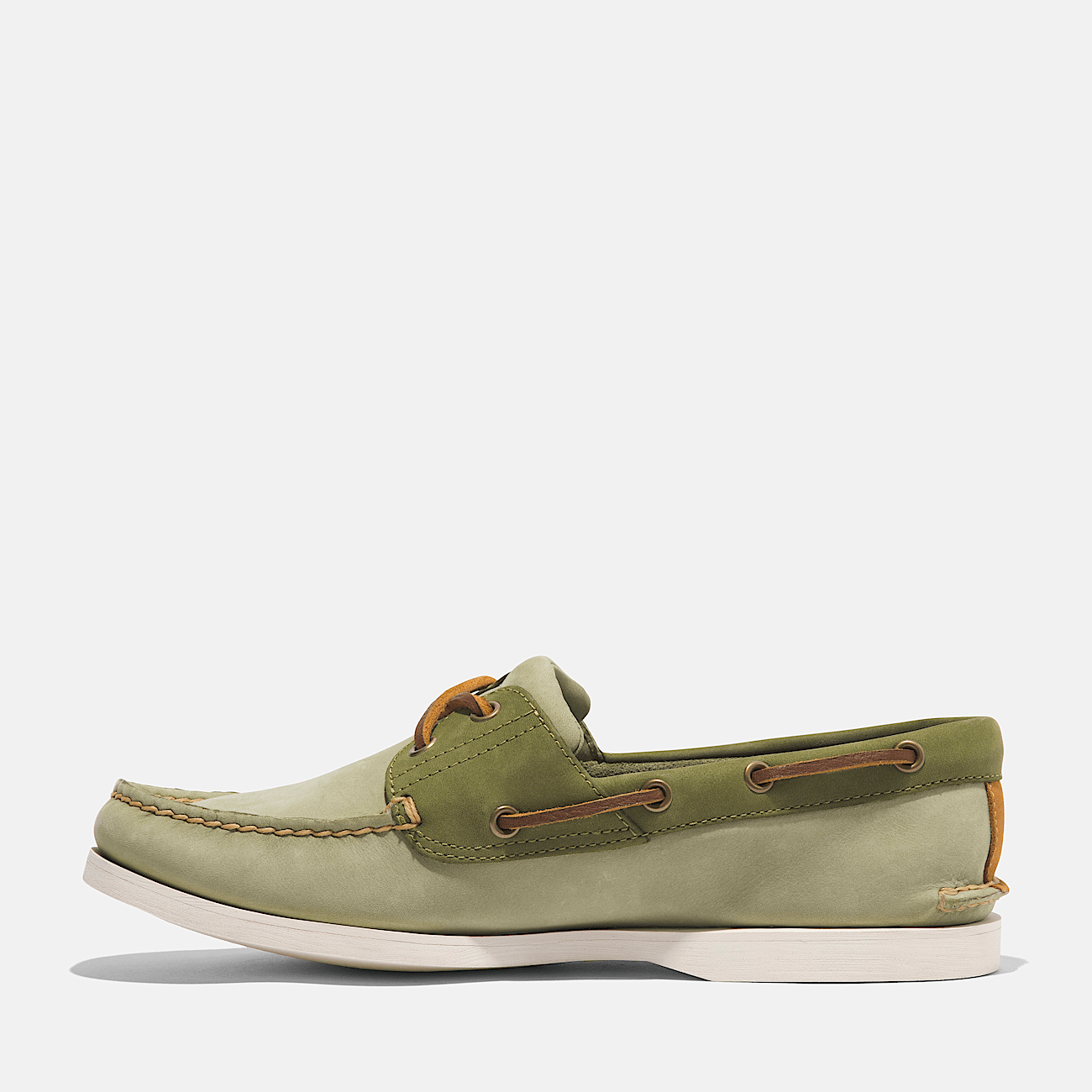 Classic Boat Shoe for Men in Light Green