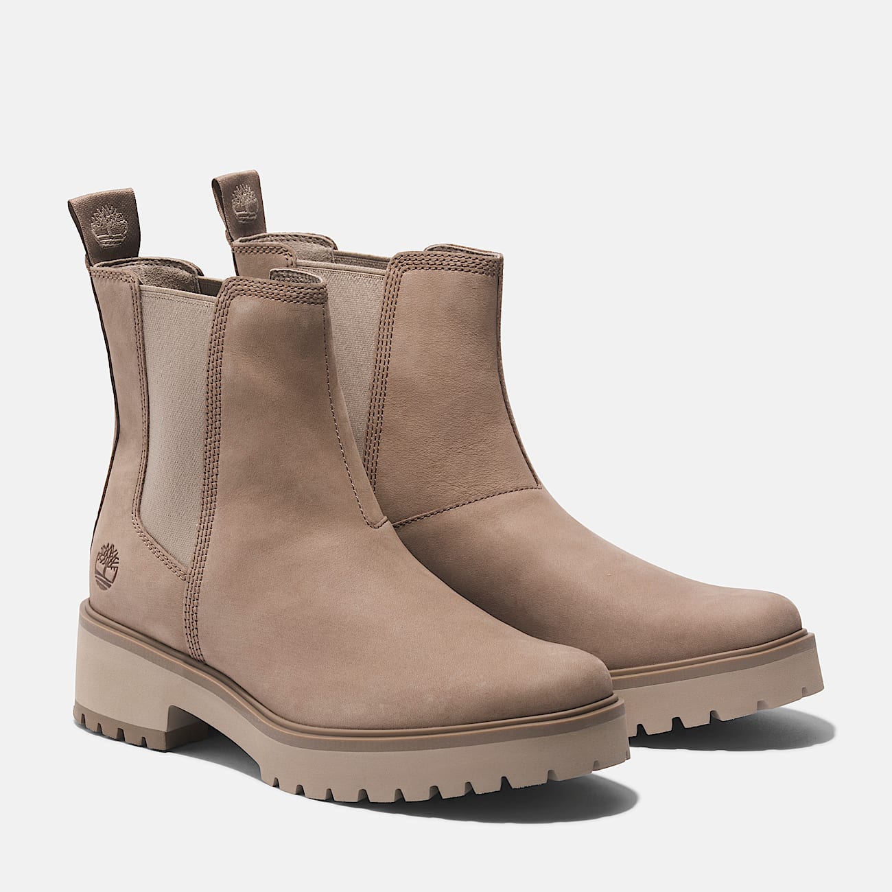 Carnaby Cool Mid Chelsea Boot for Women in Beige