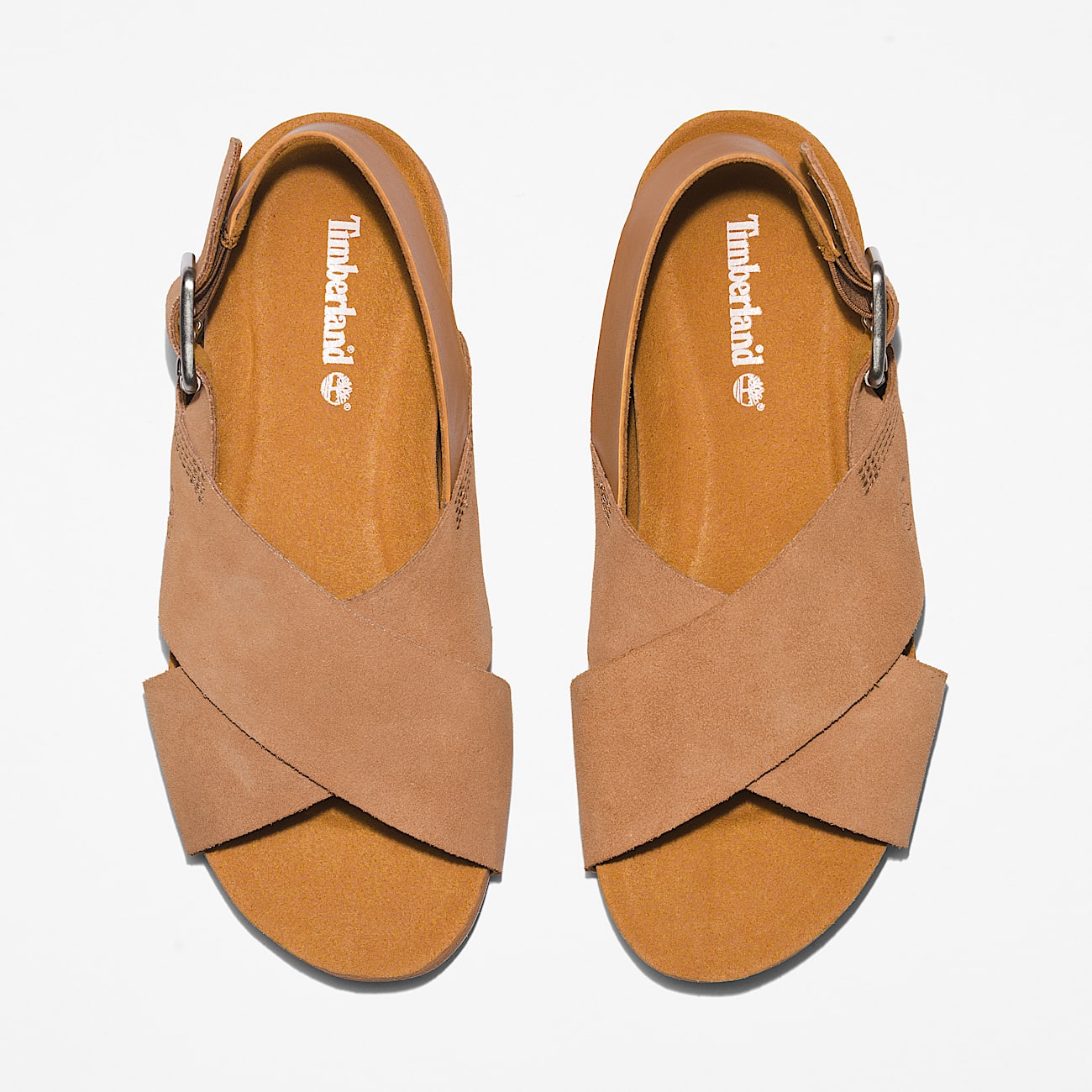 Sandale a brides croisees Malibu Waves pour femme en marron clair