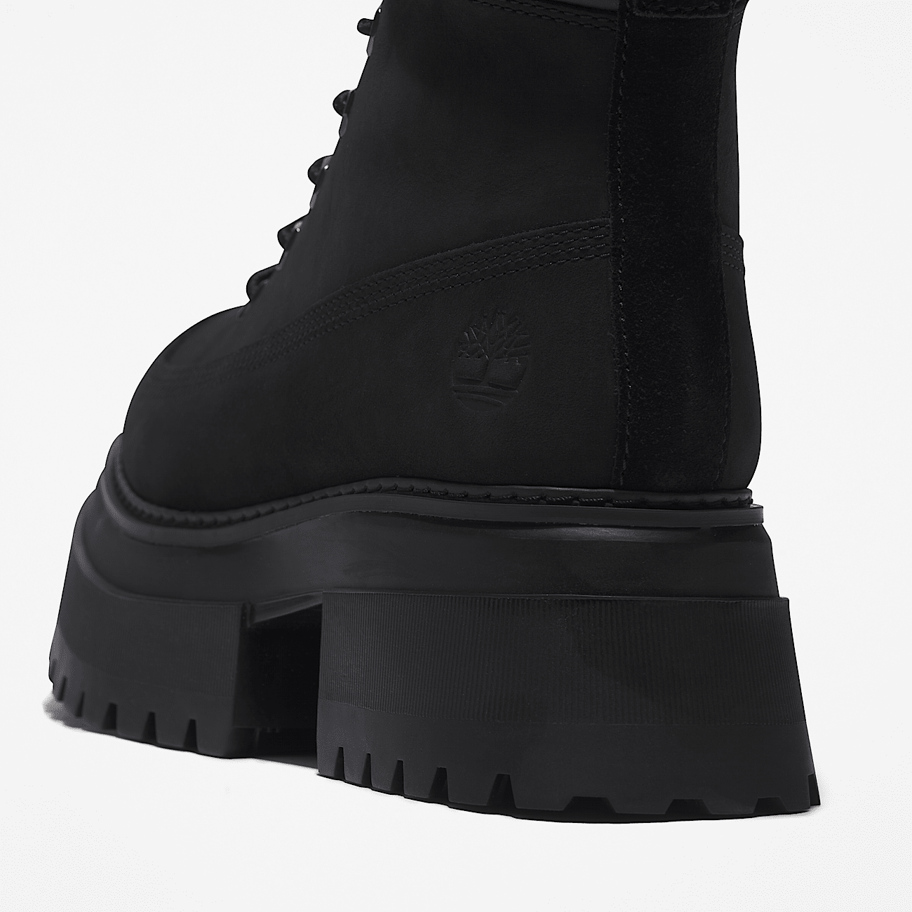 Timberland black lace up boots shop