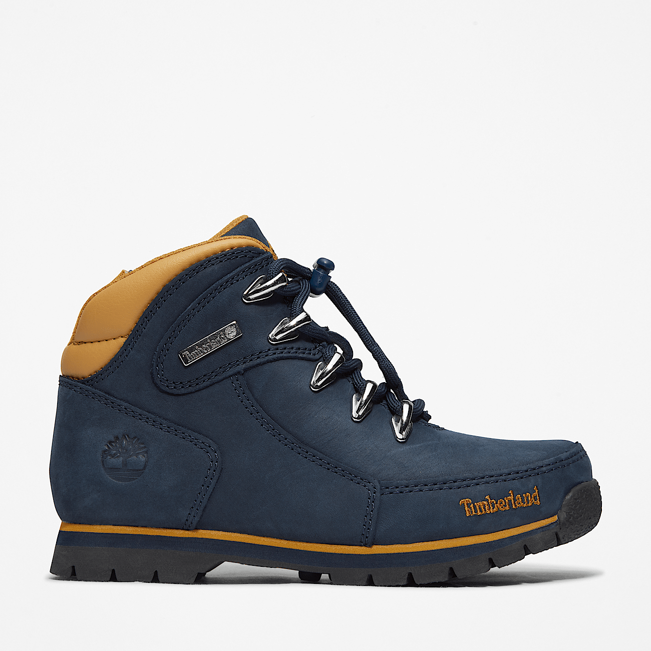 Euro Rock Mid Lace Up Boot for Youth in Dark Blue