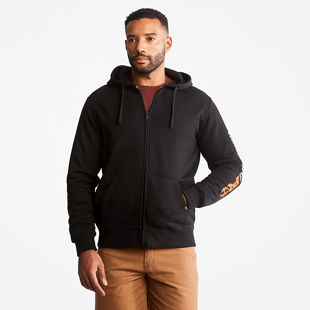 Timberland mens zip up hoodie on sale