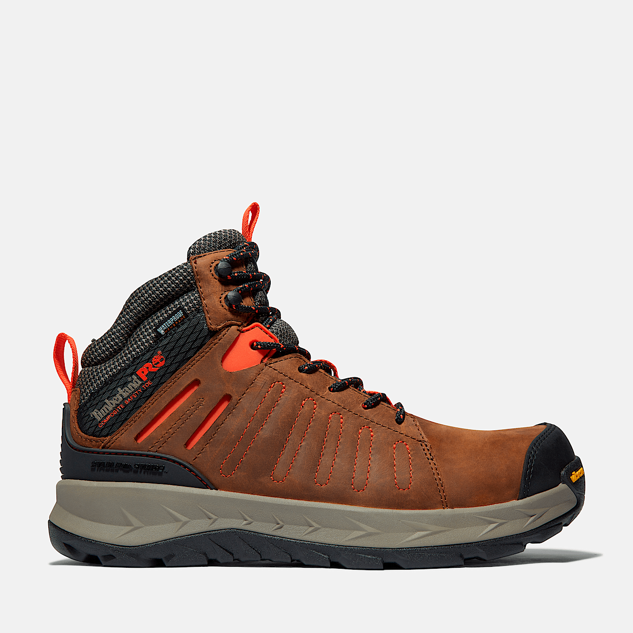 Trailwind Comp Toe Work Hiker for Men in Brown