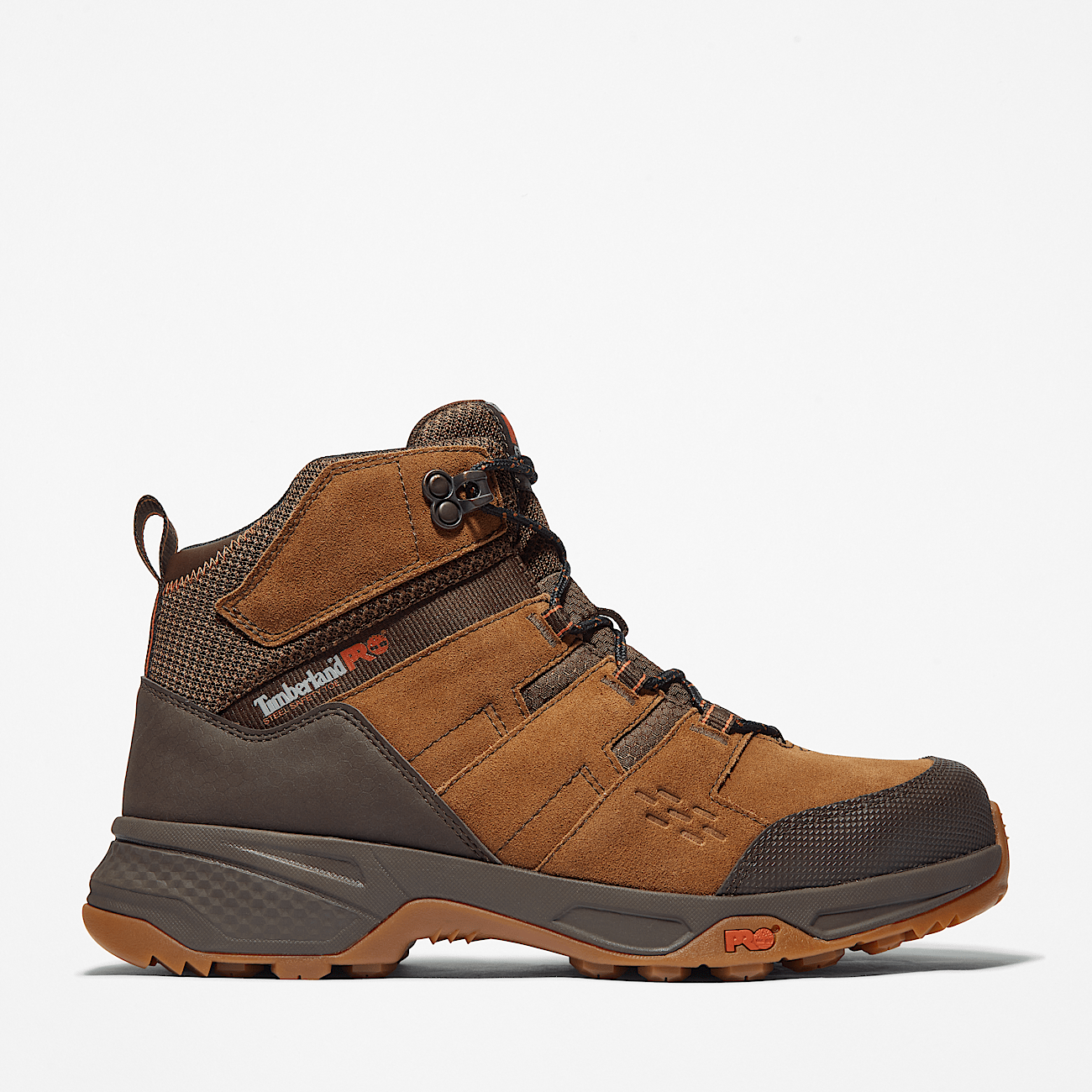 Switchback Steel Toe Work Hiking Boot for Men in Brown