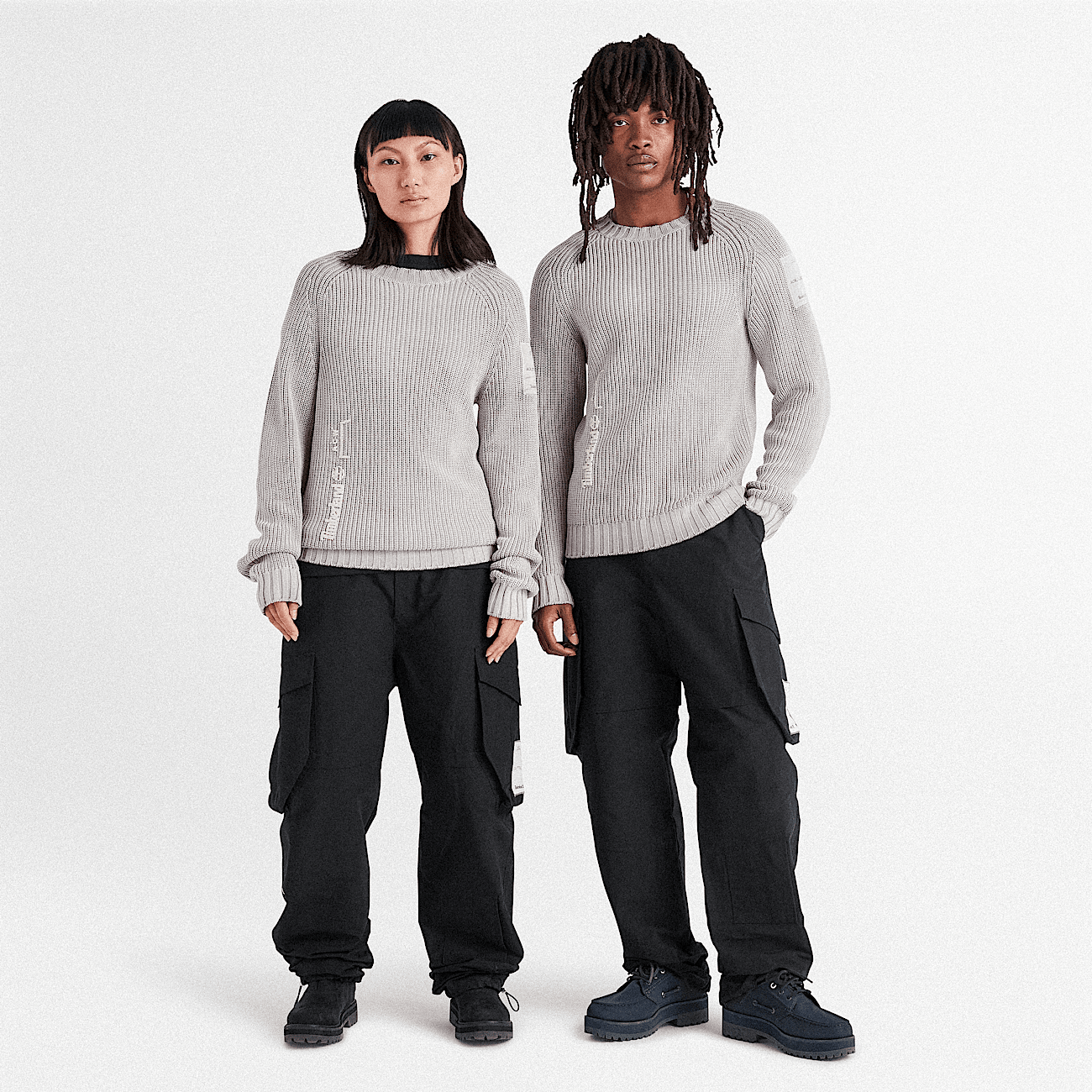 Timberland grey jumper cheap