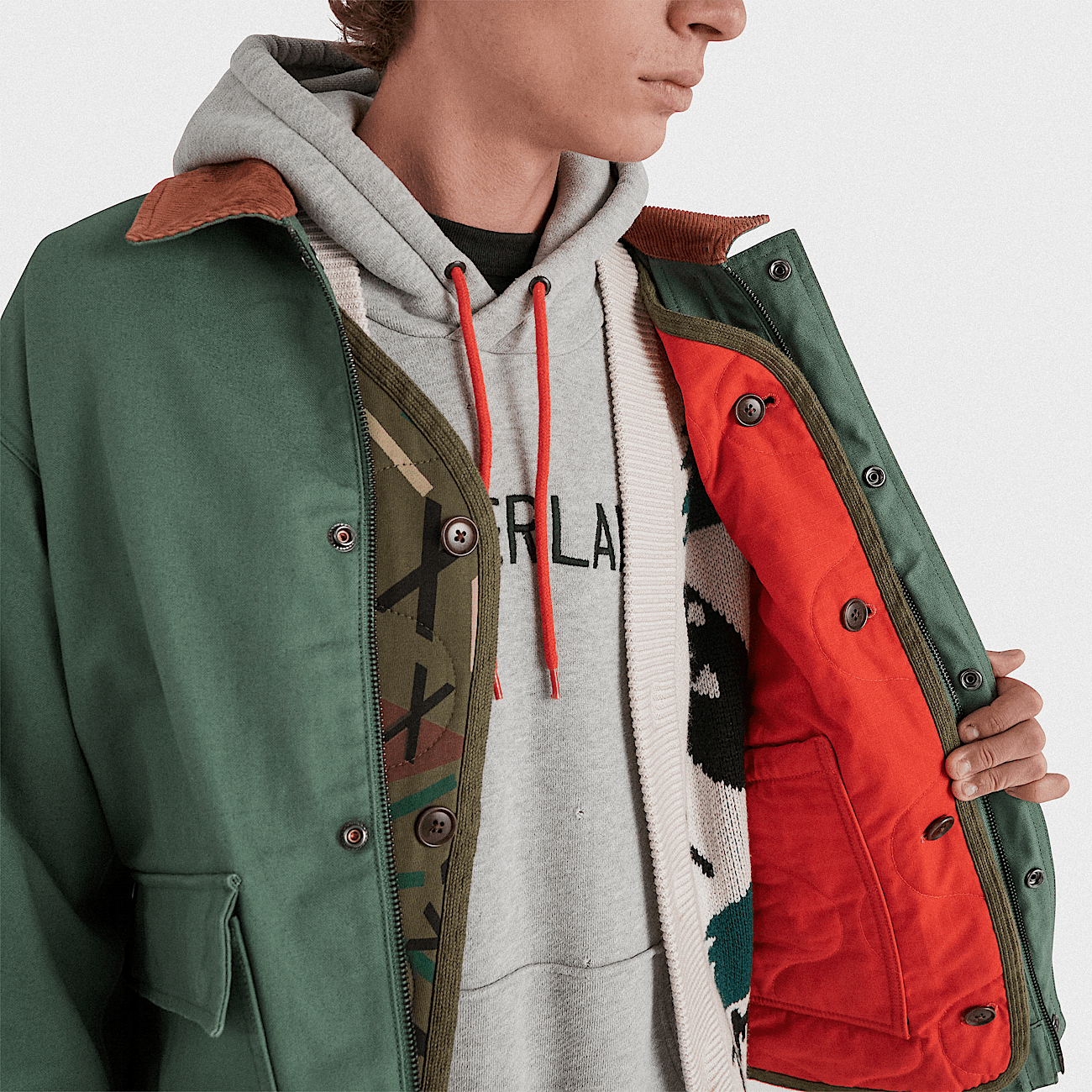 Veste Chore 3 en 1 Timberland x Nina Chanel Abney en vert