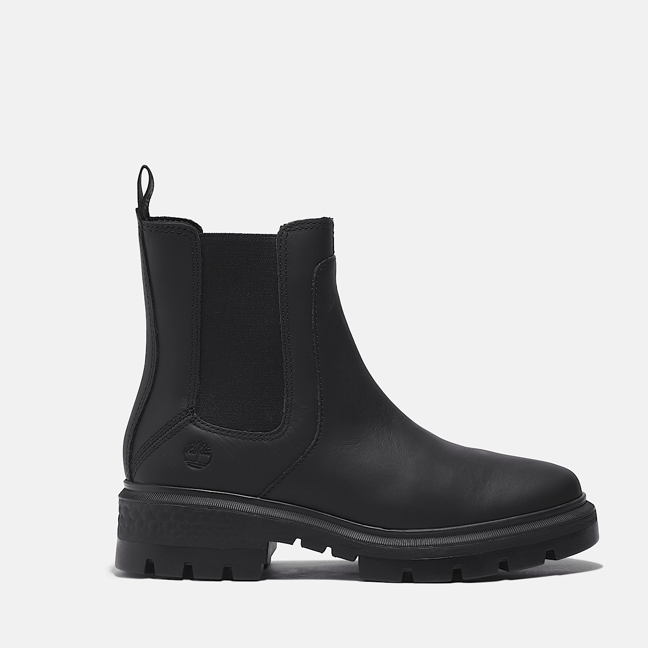 Cortina Valley Mid Chelsea Boot for Women in Black
