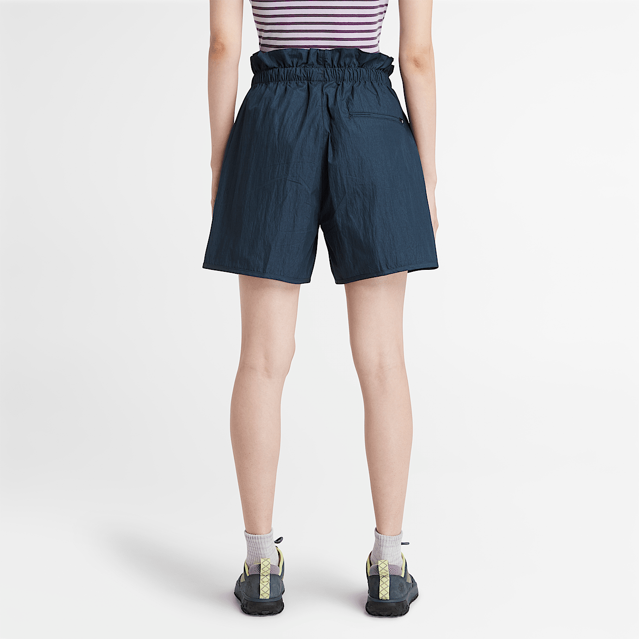 Short d ete utilitaire pour femme en bleu marine