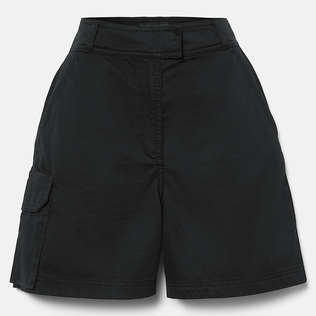 Black cargo shorts womens discount