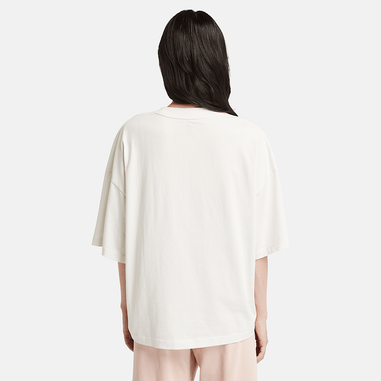 Wit oversized shirt dames online