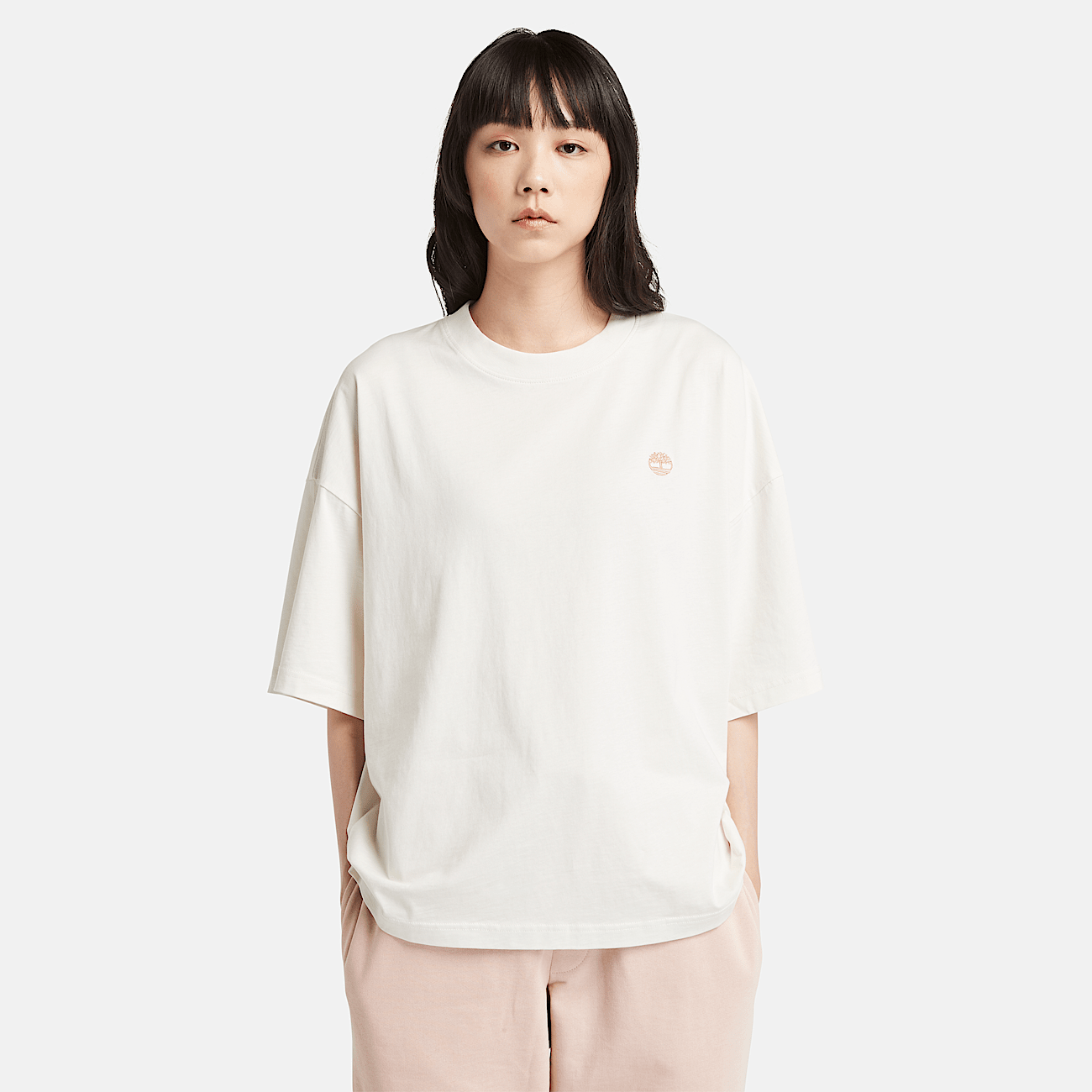 Dunstan Oversized T Shirt for Women in White